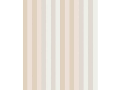 Vliesová tapeta na zeď, béžová, geometrická, pruhy, ROM501, Romance, Masureel, velikost 10,05 x 0,53 m