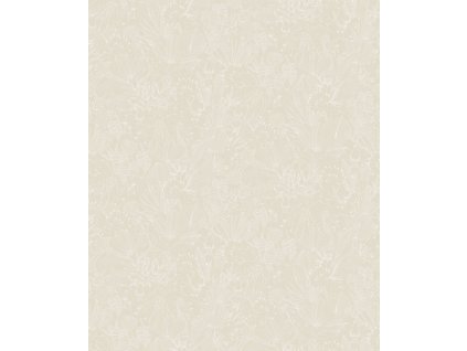 Vliesová tapeta na zeď, béžová, listy, ROM101, Romance, Masureel, velikost 10,05 x 0,53 m