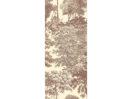 Vliesová obrazová tapeta na zeď, hnědá, les, stromy, DGSAL1044-260, Amazone, Masureel, velikost 1,27 x 2,6 m