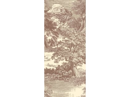 Vliesová obrazová tapeta na zeď, hnědá, les, stromy, DGSAL1043-300, Amazone, Masureel, velikost 1,27 x 3 m