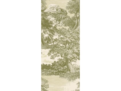 Vliesová obrazová tapeta na zeď, zelená, les, stromy, DGSAL1033-260, Amazone, Masureel, velikost 1,27 x 2,6 m