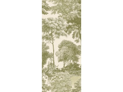 Vliesová obrazová tapeta na zeď, zelená, les, stromy, DGSAL1032-260, Amazone, Masureel, velikost 1,27 x 2,6 m