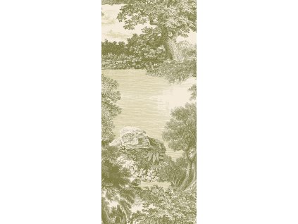 Vliesová obrazová tapeta na zeď, zelená, les, stromy, DGSAL1031-260, Amazone, Masureel, velikost 1,27 x 2,6 m
