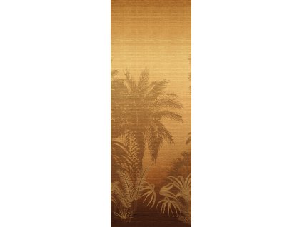 Vliesová obrazová tapeta na zeď, hnědá, palmy, DGZON1032-260, Amazone, Masureel, velikost 1,06 x 2,6 m