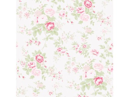 Vliesová tapeta na zeď, krémová, květiny, 125132, Shabby Chic by Rachel Ashwell, velikost 10 x 0,52 m