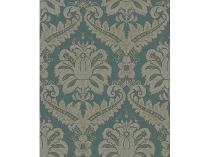 Vliesová tapeta na zeď, zelená, zámecká, 35925, Ornamenta, Parato by Cristiana Masi, velikost 10,05 x 0,53 m