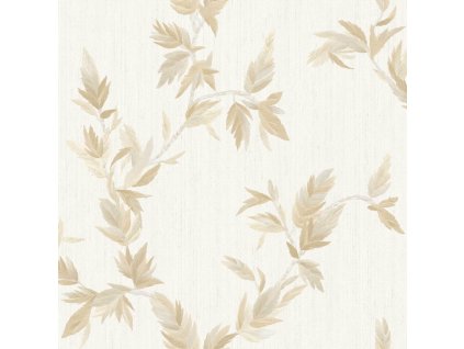 Vliesová tapeta na zeď, béžová, listy, 35912, Ornamenta, Parato by Cristiana Masi, velikost 10,05 x 0,53 m