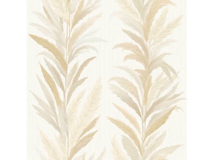 Vliesová tapeta na zeď, krémovo-béžová, listy, 35902, Ornamenta, Parato by Cristiana Masi, velikost 10,05 x 0,53 m