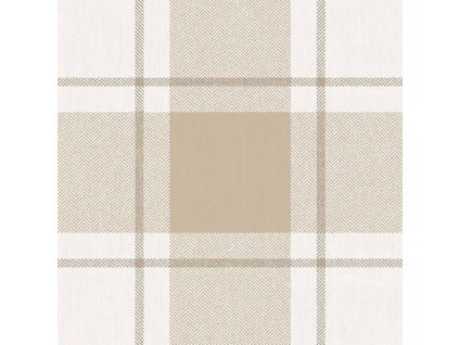 Vliesová tapeta na zeď, béžová, imitace látky, 38402, Top Stripes, Parato by Cristiana Masi, velikost 10,05 x 0,53 m