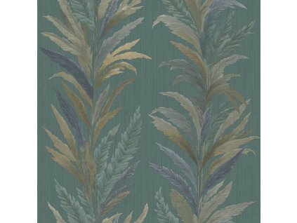 Vliesová tapeta na zeď, zelená, listy, 35905, Ornamenta, Parato by Cristiana Masi, velikost 10,05 x 0,53 m