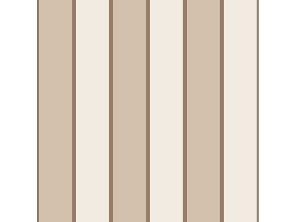 Vliesová tapeta na zeď, béžovo-hnědá, pruhy, 38468, Top Stripes, Parato by Cristiana Masi, velikost 10,05 x 0,53 m