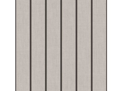 Vliesová tapeta na zeď, šedo-černá, imitace látky, pruhy, 38462, Top Stripes, Parato by Cristiana Masi, velikost 10,05 x 0,53 m