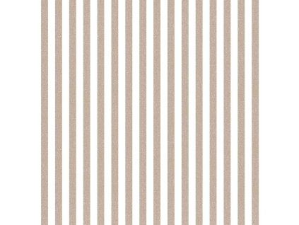 Vliesová tapeta na zeď, hnědá, imitace látky, pruhy, 38437, Top Stripes, Parato by Cristiana Masi, velikost 10,05 x 0,53 m