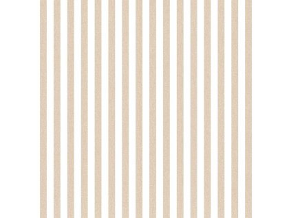Vliesová tapeta na zeď, béžová, imitace látky, pruhy, 38436, Top Stripes, Parato by Cristiana Masi, velikost 10,05 x 0,53 m