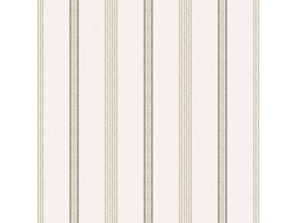Vliesová tapeta na zeď, zelená, imitace látky, pruhy, 38427, Top Stripes, Parato by Cristiana Masi, velikost 10,05 x 0,53 m