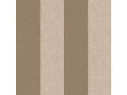 Vliesová tapeta na zeď, hnědá, imitace látky, pruhy, 38479, Top Stripes, Parato by Cristiana Masi, velikost 10,05 x 0,53 m