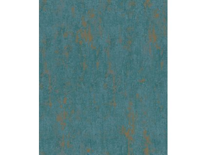 Vliesová tapeta na zeď, tyrkysová, štuková omítka, 35164, City Romance, Marburg, velikost 10,05 x 0,53 m