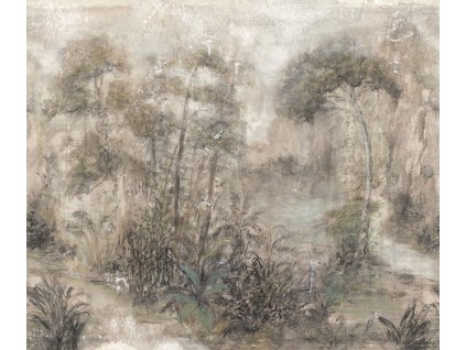 Vliesová obrazová tapeta na zeď, příroda, les, stromy, 35098, City Romance, Marburg, velikost 2,7 x 3,18 m