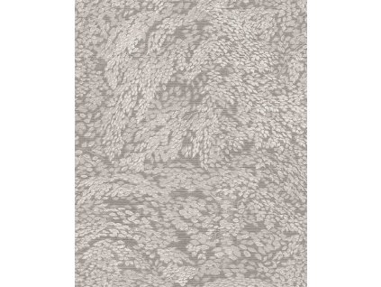 Vliesová tapeta na zeď, šedá, listy, 351272, Magnifique, Eijffinger, velikost 10 x 0,52 m