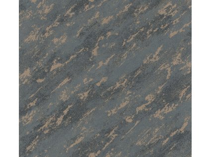 Vliesová tapeta na zeď, modro-bronzová, beton, štuk, 34904, Eclectic, Marburg, velikost 10,05 x 0,7 m