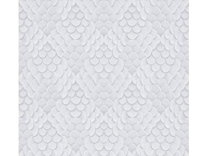 Vliesová tapeta na zeď, šedo-bílá, 3D vzor, 35809, Papis Loveday Fashion Icon, Marburg, velikost 10,05 x 0,7 m