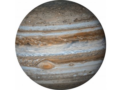 Kulatá samolepicí vliesová fototapeta KOMAR DOTs D1-017 Jupiter, velikost ø 125 cm