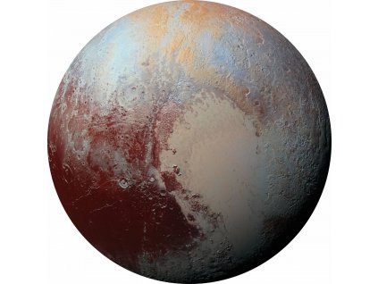Kulatá samolepicí vliesová fototapeta KOMAR DOTs D1-021 Pluto, velikost ø 125 cm