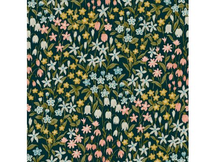 Vliesová tapeta s květinami, A64102 Ciara Grandeco, velikost 10,05 x 0,53 m