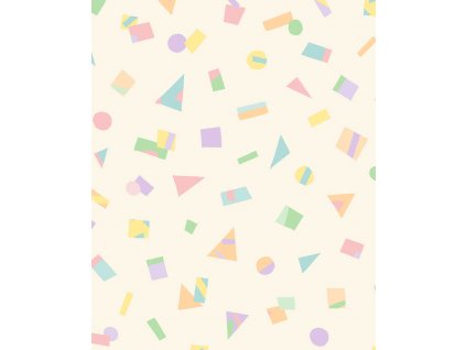 Dětská geometrická vliesová tapeta na zeď, 323070, Explore, Eijffinger, velikost 0,52 x 10 m
