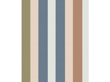 Dětská vliesová tapeta na zeď s barevnými pruhy, 323053, Explore, Eijffinger, velikost 0,52 x 10 m