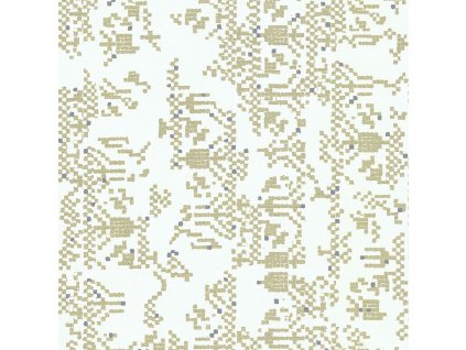 Zlatá geometrická vliesová tapeta na zeď UC51003, Unconventional 2, Emiliana Parati, velikost 0,53 x 10,05 m