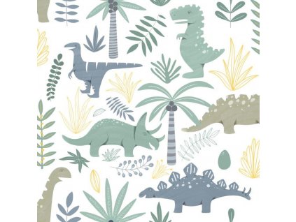 Vliesová dětská tapeta pro kluky s dinosaury L97804, 577824, Ugépa, velikost 0,53 x 10,05 m
