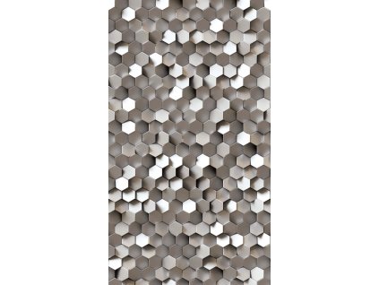 Fototapeta na zeď - 3D Hexagony A34701, 159 x 280 cm, Collector, Murals, Grandeco