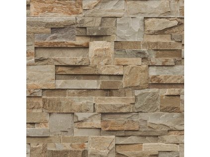 Vliesová tapeta Kameny, kamenná zeď J18427,  Roll in Stones, Ugepa, velikost 0,53 x 10,05 m