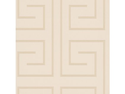 Luxusní béžová geometrická vliesová tapeta na zeď Z76032, Vision, Zambaiti Parati, velikost 0,7 x 10 m