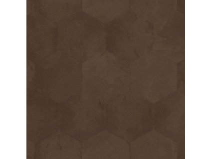 Hnědá geometrická vliesová tapeta s vinylovým povrchem Z80008 Philipp Plein, Zambaiti Parati, velikost 1,06 x 10,05 m