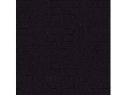 Černá vliesová tapeta s vinylovým povrchem imitace kůže  Z80025 Philipp Plein, Zambaiti Parati, velikost 1,06 x 10,05 m