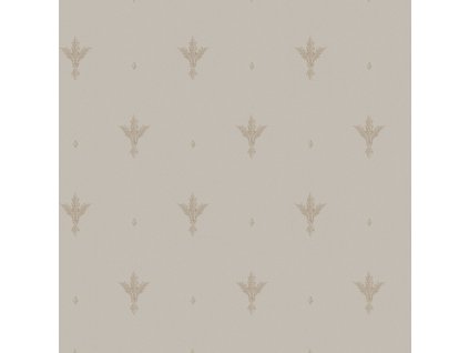 Béžová vliesová zámecká tapeta na zeď, Z66849, Satin Flowers, Zambaiti Parati, velikost 0,53 x 10,05 m