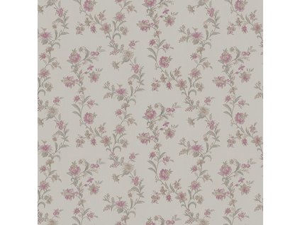 Béžová vliesová tapeta na zeď květiny, Z66853, Satin Flowers, Zambaiti Parati, velikost 0,53 x 10,05 m