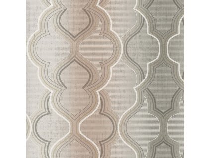 Hnědá předklížená tapeta na zeď, ombré ornamenty DM4943, Damask, York, velikost 0,685 x 8,2 m
