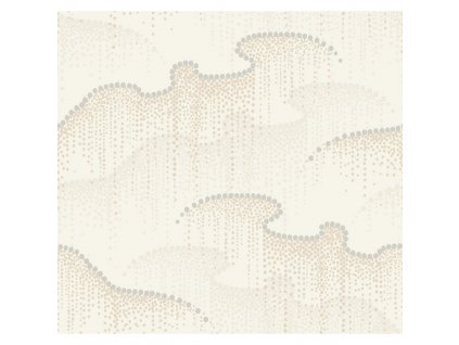 Krémová vliesová tapeta na zeď, puntíky, perly OS4266, Modern nature II, York, velikost 0,685 x 8,2 m