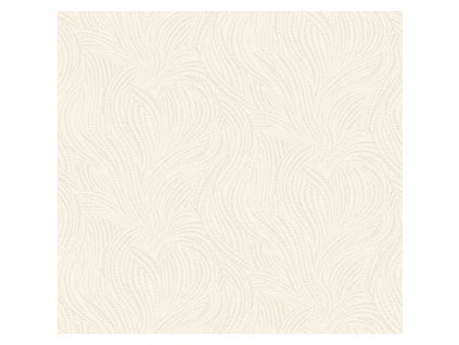 Bílá vliesová tapeta na zeď, vzor z perliček OS4301, Modern nature II, York, velikost 0,685 x 8,2 m