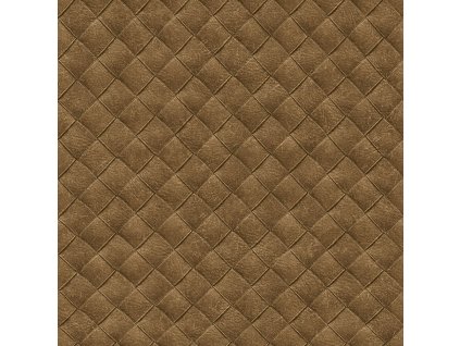 Vliesová hnědá tapeta na zeď imitace kůže TA25073 Tahiti, Decoprint, velikost 0,53 x 10,05 m