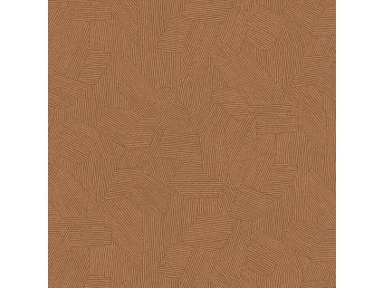 Hnědá vliesová tapeta s grafickým etno vzorem, 318003, Twist, Eijffinger, velikost 0,52 x 10 m
