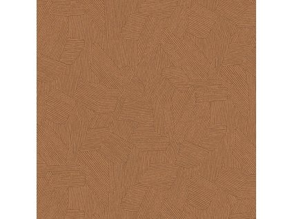 Hnědá vliesová tapeta s grafickým etno vzorem, 318003, Twist, Eijffinger, velikost 0,52 x 10 m