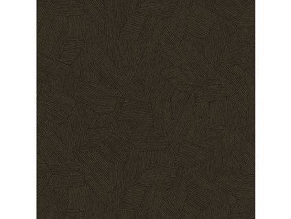 Hnědá vliesová tapeta s grafickým etno vzorem, 318004, Twist, Eijffinger, velikost 0,52 x 10 m