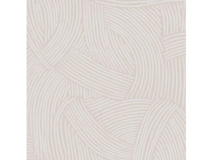 Krémová vliesová tapeta s grafickým etno vzorem, 318010, Twist, Eijffinger, velikost 0,52 x 10 m