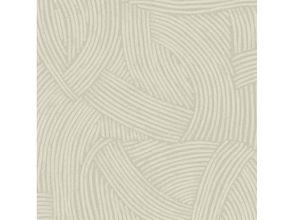 Béžová vliesová tapeta s grafickým etno vzorem, 318011, Twist, Eijffinger, velikost 0,52 x 10 m