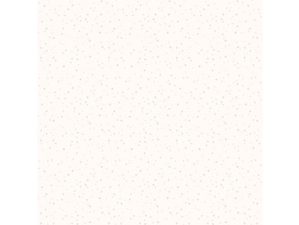 Bílá dětská vliesová tapeta s růžovými hvězdičkami, 7005-3, Noa, ICH Wallcoverings, velikost 0,53 x 10,05 m