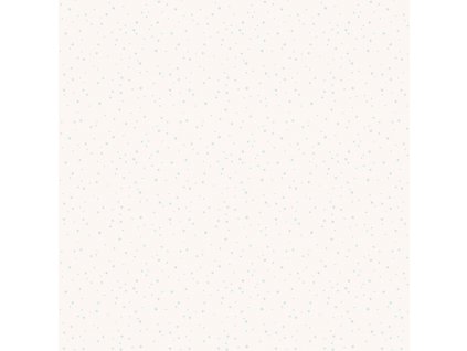 Bílá dětská vliesová tapeta s modrými hvězdičkami, 7005-1, Noa, ICH Wallcoverings, velikost 0,53 x 10,05 m